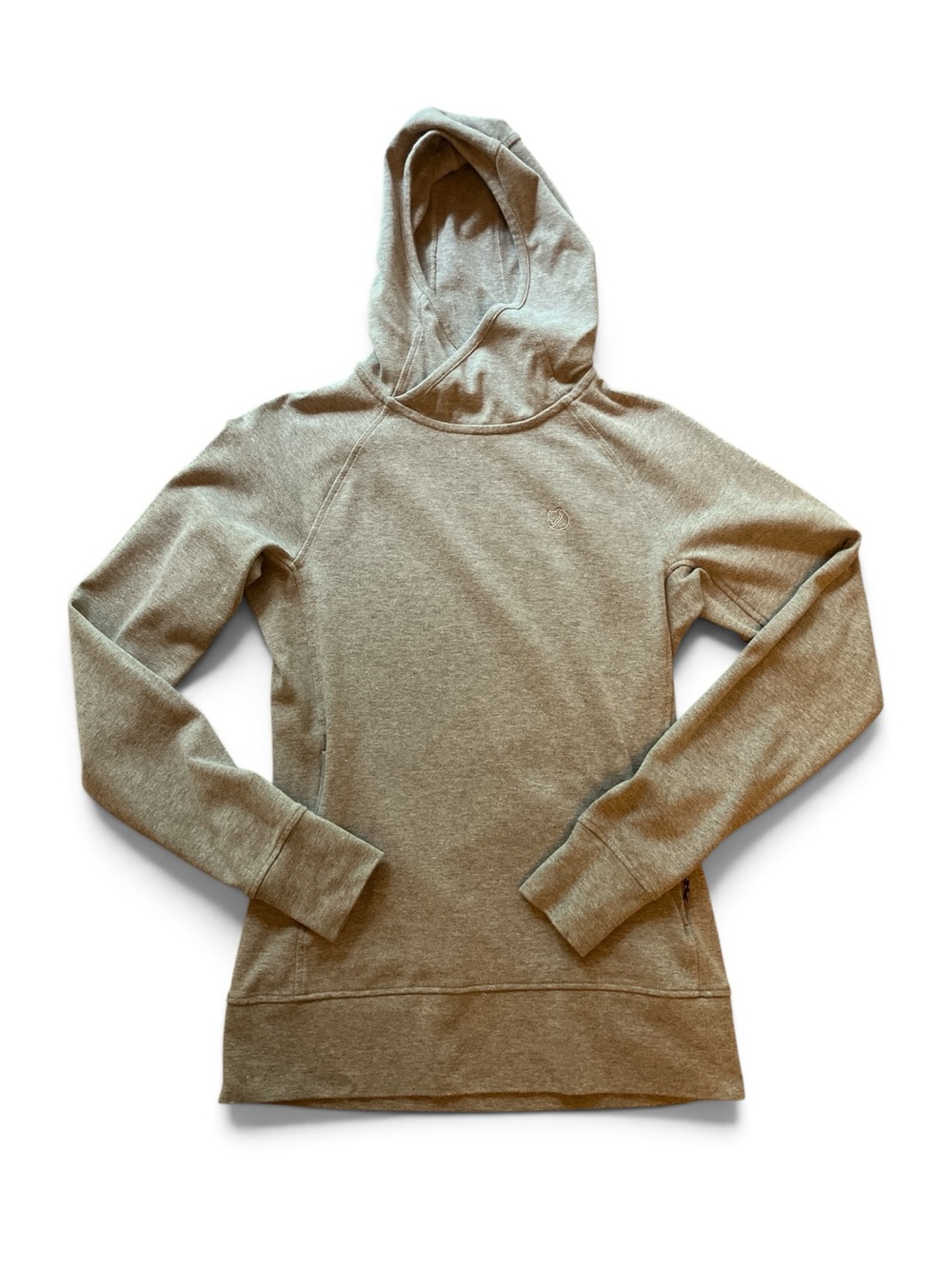 Fjallraven Women's Light Beige Hooded Pullover